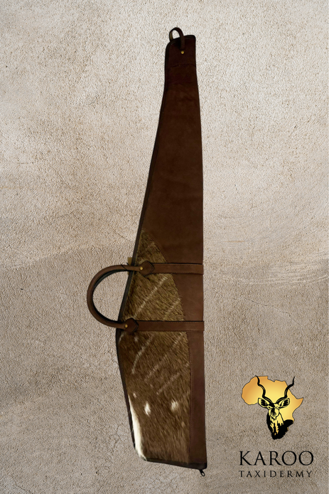 Nyala Hide and Leather Rifle Bag