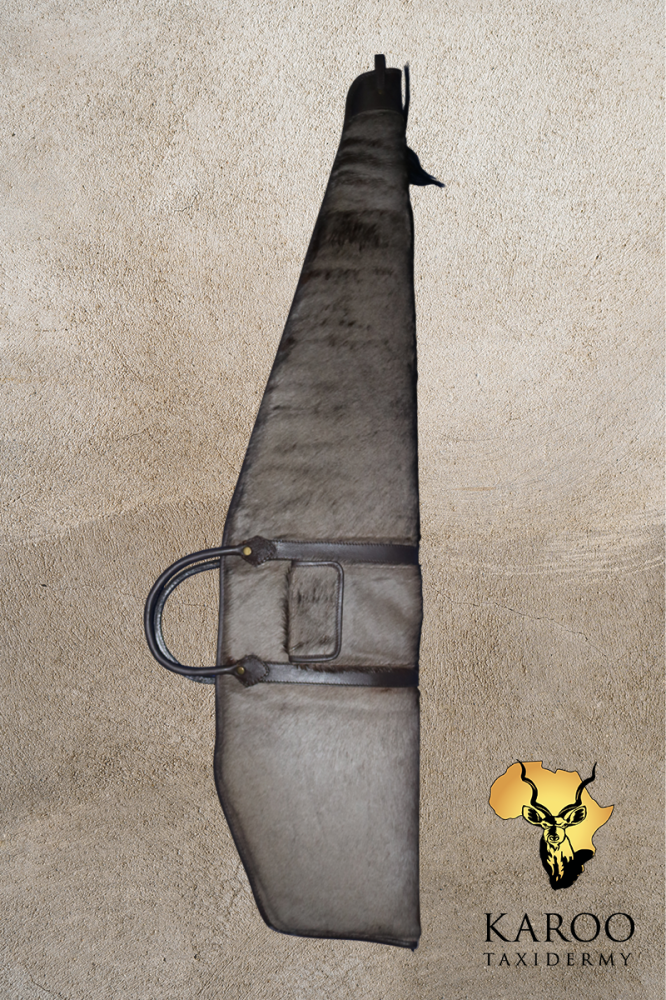 Blue Wildebeest Hide Custom Sized Rifle Bag