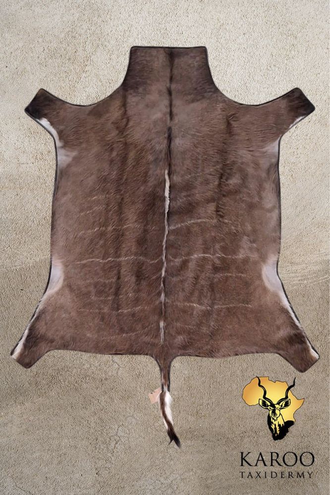 Kudu Flat Skin with Leather Trim