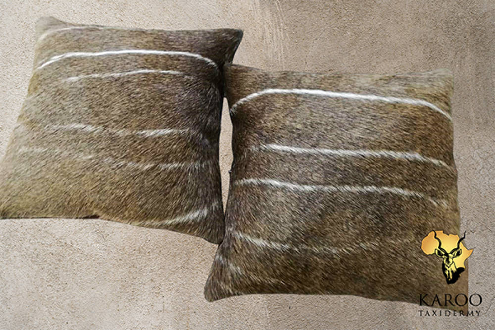 Kudu Hair-on-Hide Scatter Cushions &ndash; 40 &times; 40 cm