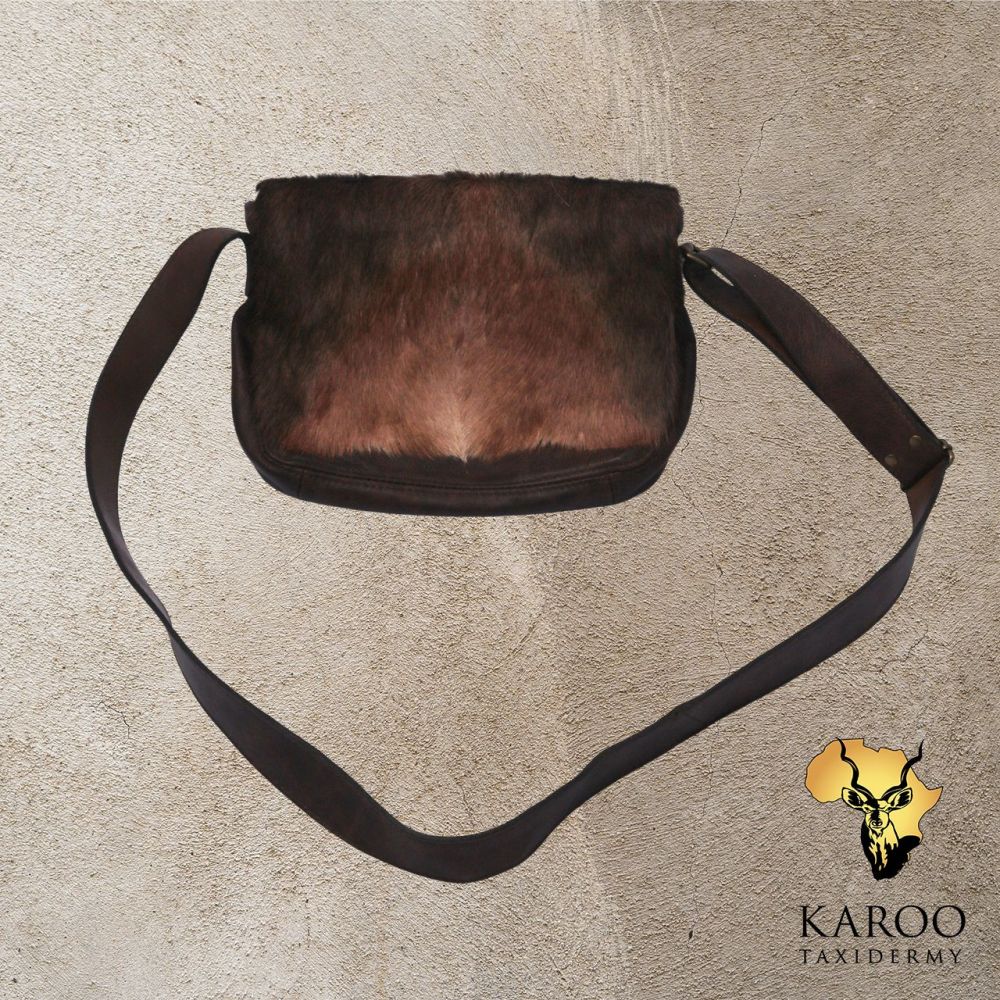 The Classic Bag in Black Springbuck Hide