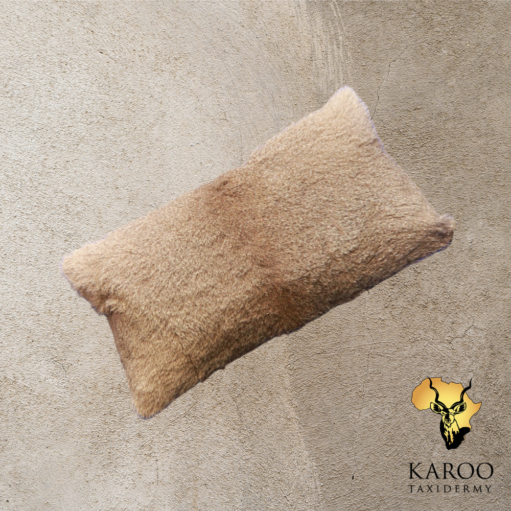 Vaal Rhebuck Back Skin Cushion – 40 × 20 cm