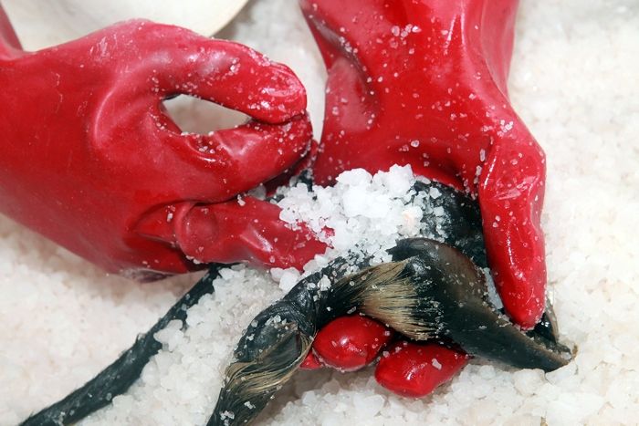 Applying salt carefully